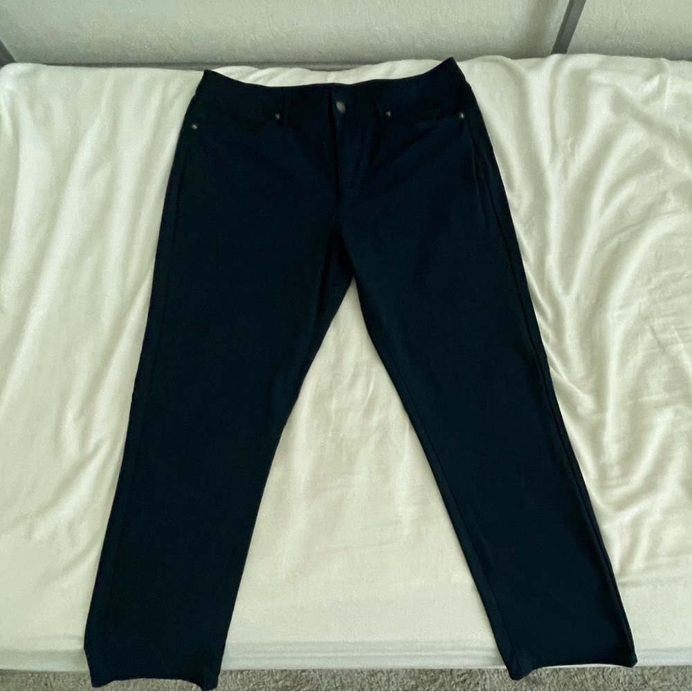 navy pants